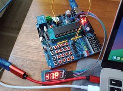 TM1637 7 seg Arduino AVR 8051 Driver Screenshot 1